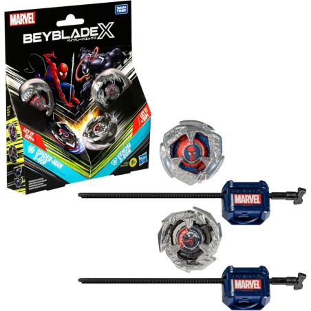 BEYBLADE X - Marvel Spider-Man 3-60F & Venom 3-80N Dual Pack