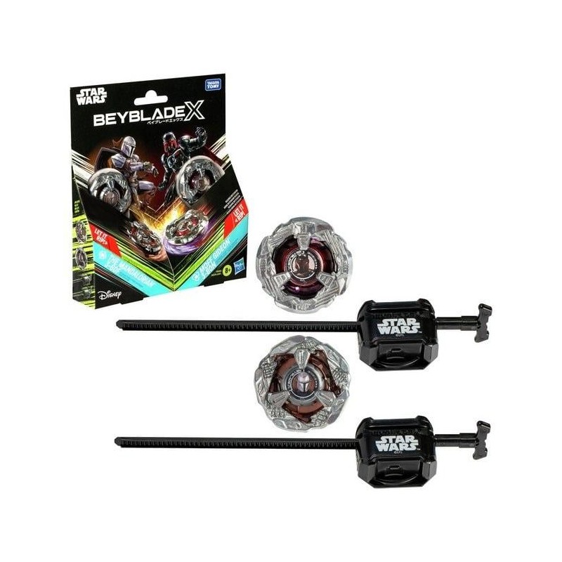BEYBLADE X - Star Wars Mandalorian 3-60F & Moff Gideon 3-80N Duo Pack