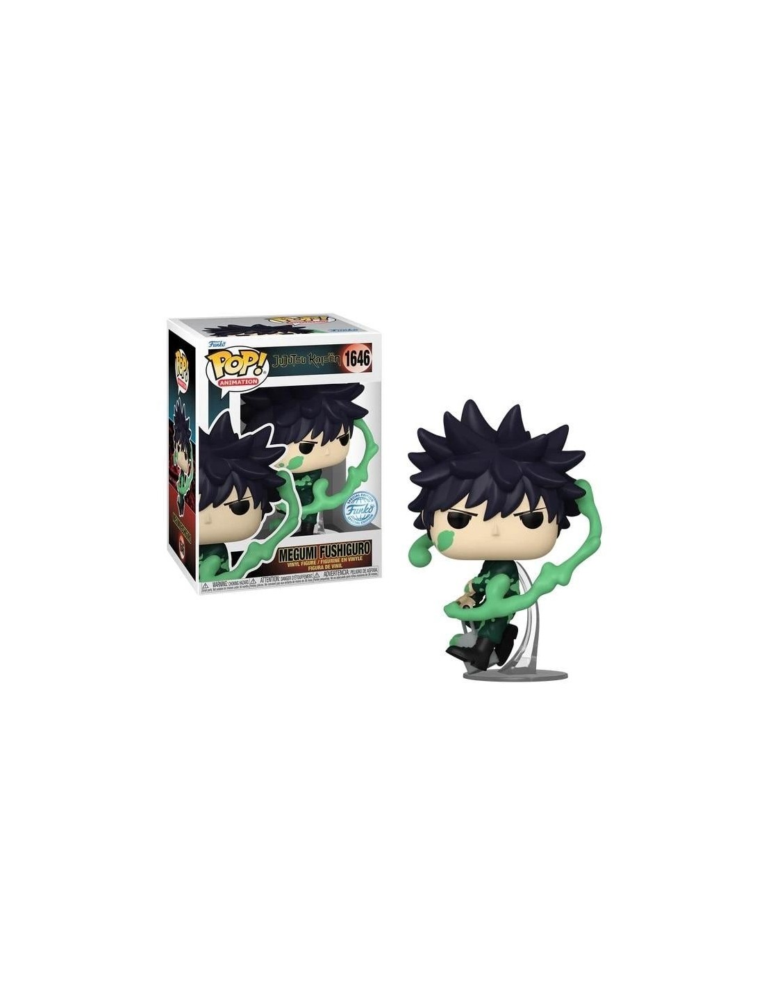 Funko POP! Jujutsu Kaisen – Megumi Fushiguro Mit Farbdose #1646 – PRE-RELEASE Exklusiv Inklusive Boxschutz