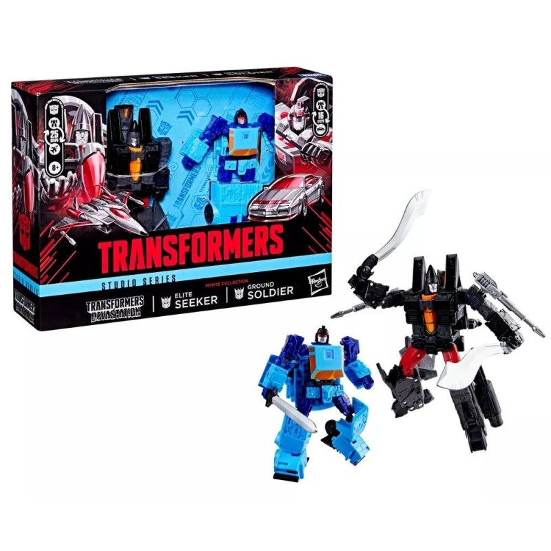TRANSFORMERS - Elite Seeker & Ground Soldier - Fig. Studio Series 18cm