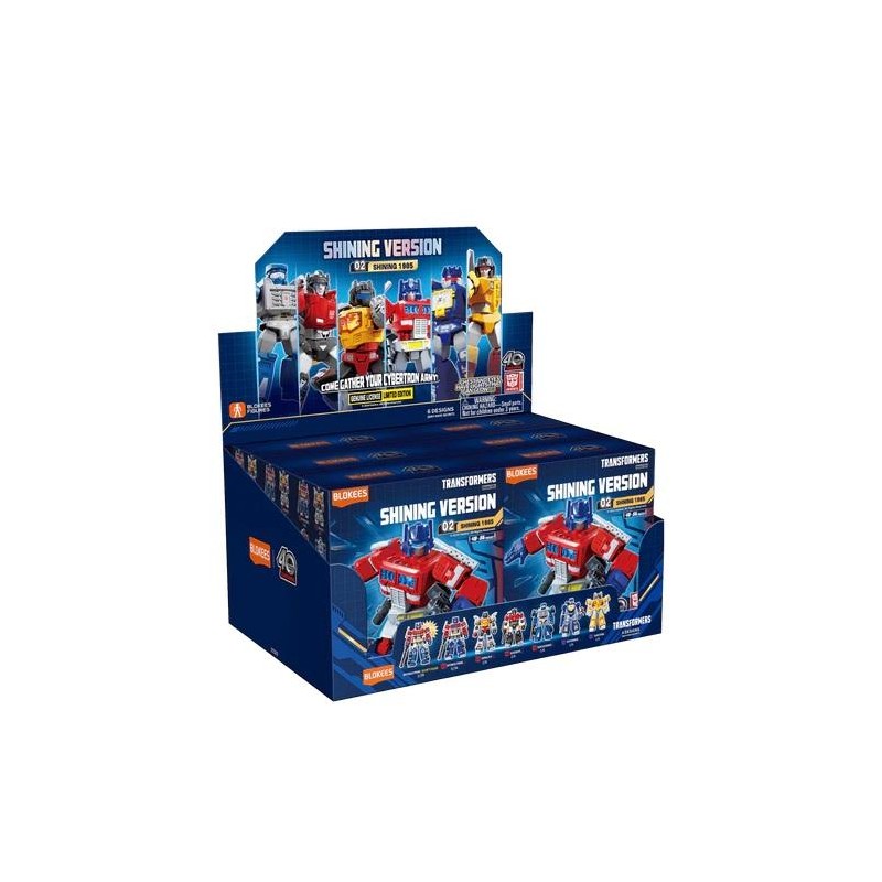 TRANSFORMERS - Shining Version 02 - Model Kit Blokees Display 6 pc