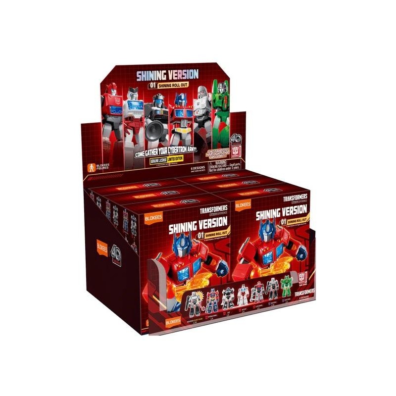 TRANSFORMERS - Shining Version 01 - Model Kit Blokees Display 6 pc