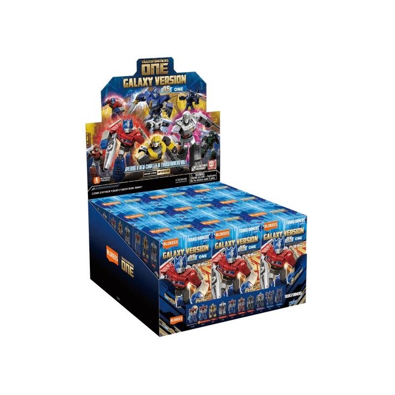 TRANSFORMERS - Galaxy Version 05 - Model Kit Blokees Display 9 pc