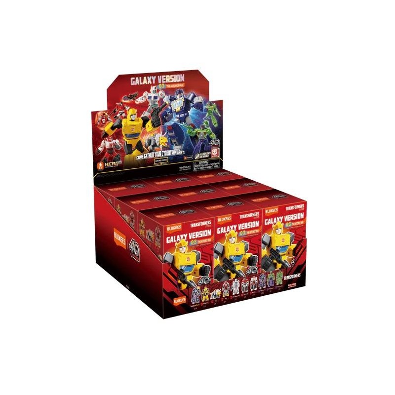 TRANSFORMERS - Galaxy Version 03 - Model Kit Blokees Display 9 pc