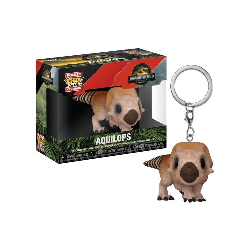 JURASSIC WORLD REBIRTH - Pocket Pop Keychain - Aquilops