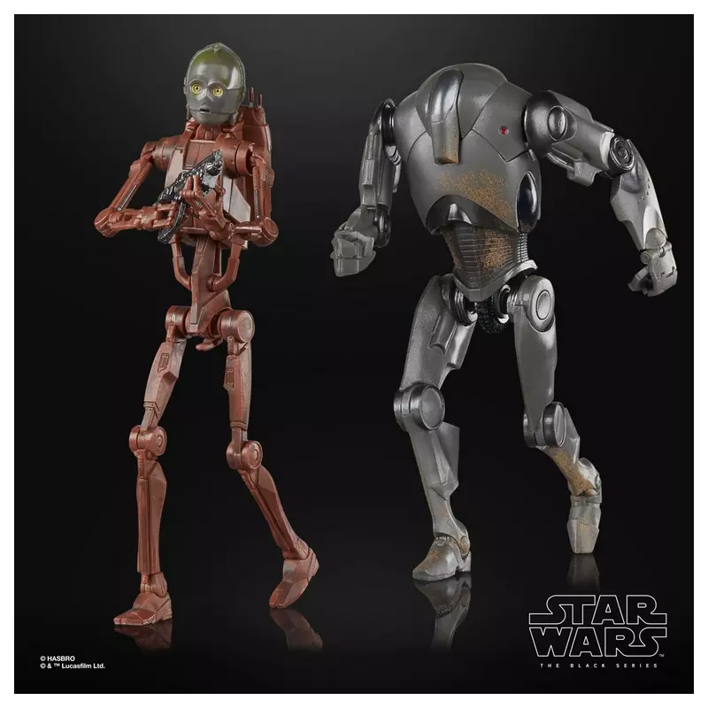 STAR WARS - C-3PO Battle Droid Body & Super Battle Droid - Black Serie