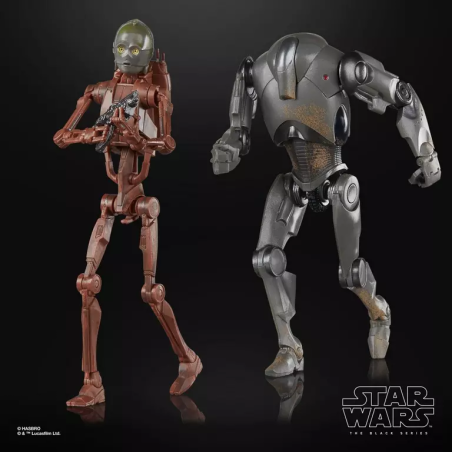 STAR WARS - C-3PO Battle Droid Body & Super Battle Droid - Black Serie