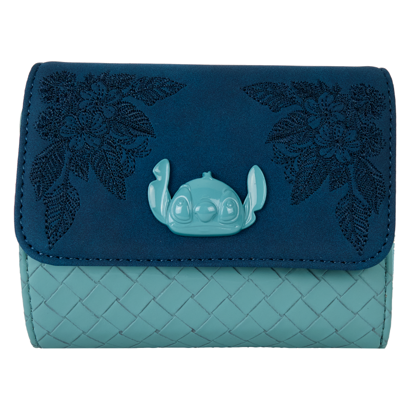 DISNEY - Stitch "Embroidered" - Portefeuille LoungeFly