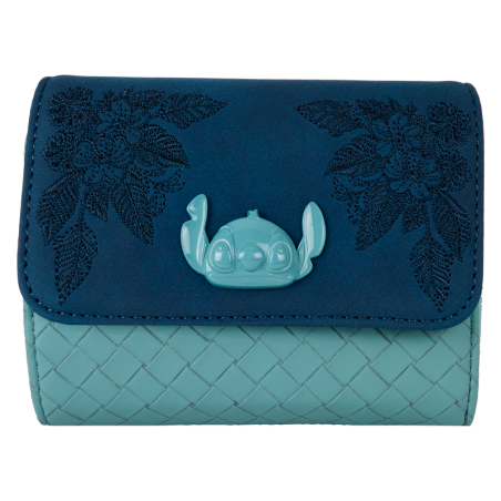 DISNEY - Stitch "Embroidered" - Portefeuille LoungeFly
