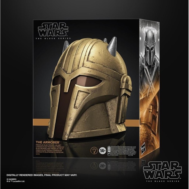 STAR WARS - Mandalorian - Casque Ã©lÃ©ctronique The Armorer Black Series