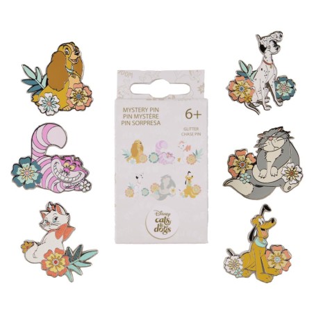 DISNEY - Chiens et Chats - Funko Blind Box Enamel Pins - 12 pcs