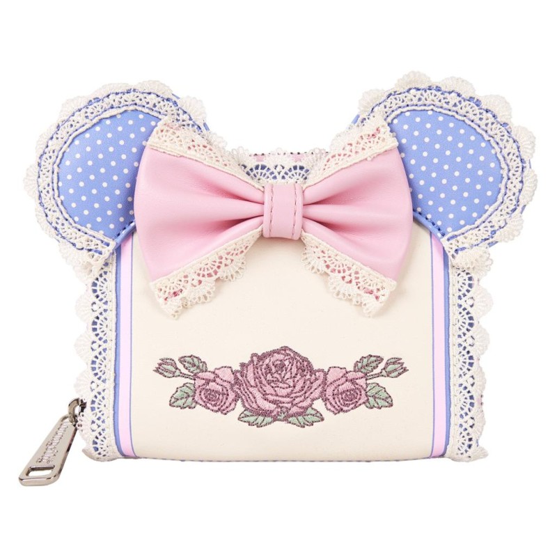 DISNEY - Minnie "Floral and Lace Ears" - Portefeuille LoungeFly