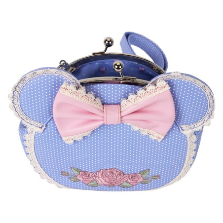 DISNEY - Minnie "Floral and Lace Kisslock" - Sac bandouliÃ¨re Loungefly