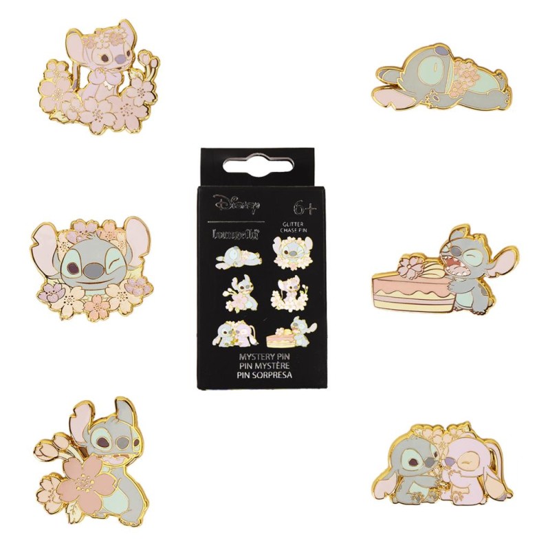 DISNEY - Cute Stitch - Funko Blind Box Enamel Pins - 12 pcs