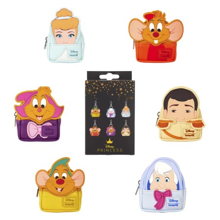 CENDRILLON -Funko Mistery Box Porte-ClÃ© Mini Sac Ã  dos -75 An. -12 pcs