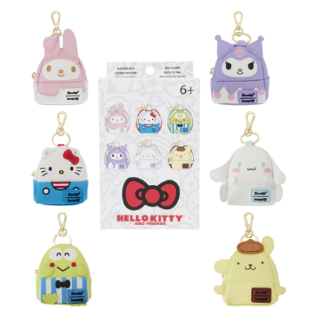 HELLO KITTY -Funko Mistery Box Porte-ClÃ© Mini Sac dos - Classic-12 pcs