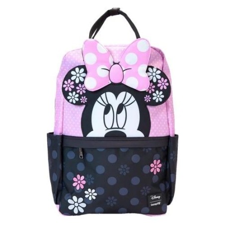 DISNEY - Minnie "Floral Rock the Dots" - Sac Ã  dos Nylon LoungeFly