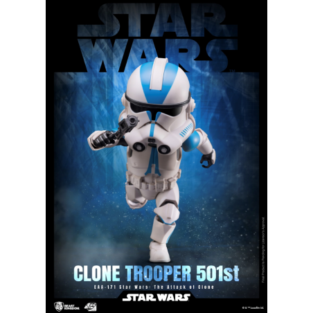 STAR WARS - Soldat Clone 501Ã¨me - Figurine Egg Attack Action 16.5cm