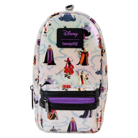 DISNEY - Villains - Mini Sac Ã  Dos Plumier Iridescent LoungeFly