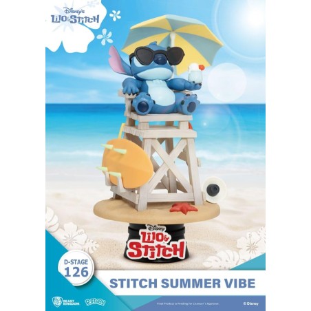 LILO & STITCH - Stitch Summer Vibe - Diorama D-Stage 16.4cm