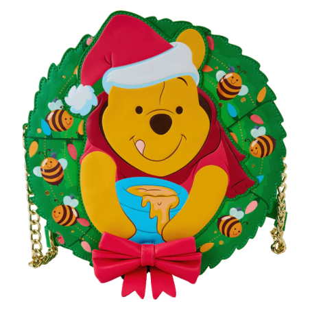 WINNIE L'OURSON - Stuck in Wreath - Sac bandouliÃ¨re Loungefly