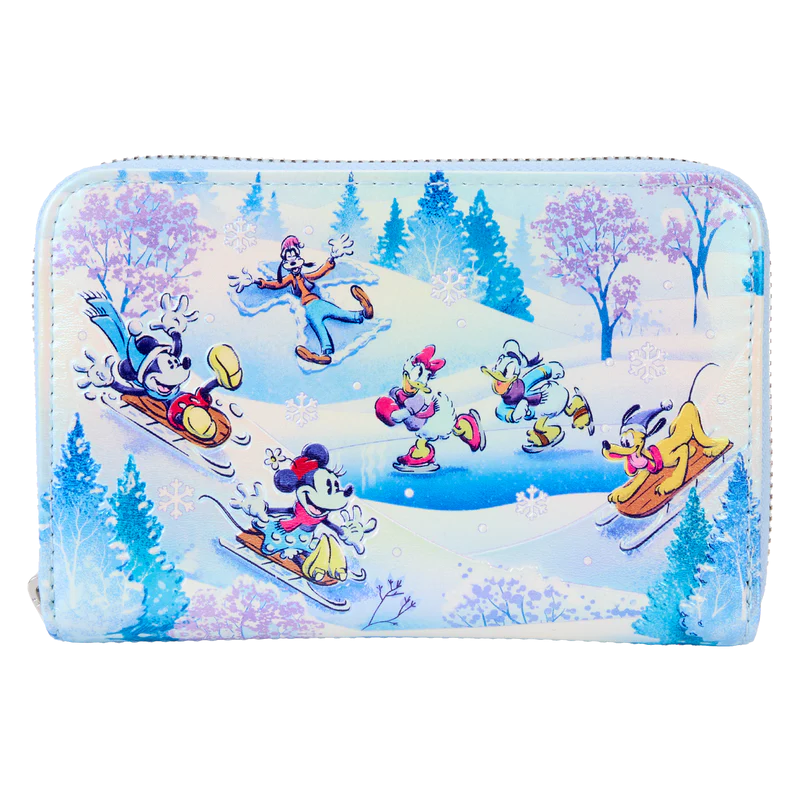 MICKEY & AMIS - Winter Wonderland - Portefeuille LoungeFly