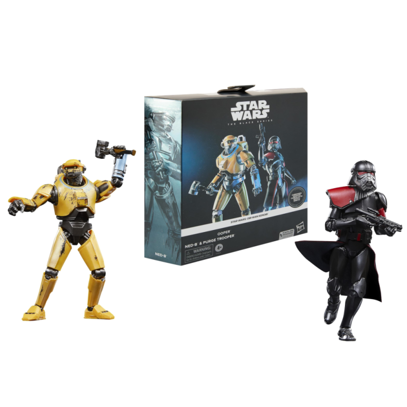 STAR WARS - Ned-B & Purge Trooper - Pack 2 Figurine Black Series 15cm