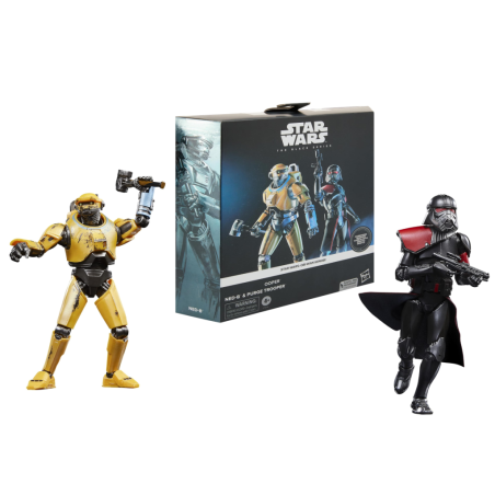 STAR WARS - Ned-B & Purge Trooper - Pack 2 Figurine Black Series 15cm