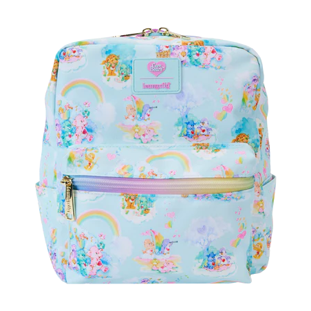 LES BISOUNOURS - Cousins - Mini Sac Ã  Dos carrÃ© en Nylon LoungeFly