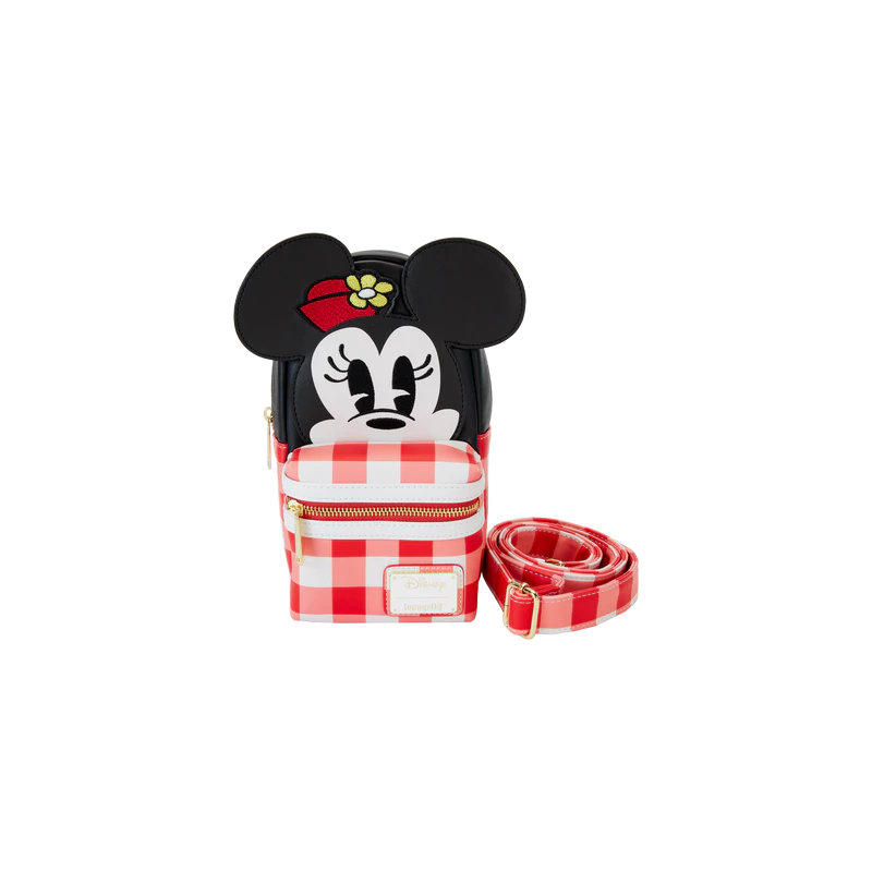 DISNEY - Minnie Mouse "Cup Holder" - Sac BandouliÃ¨re Loungefly