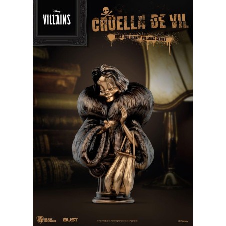 DISNEY - Cruella d'Enfer - Buste Villains Series PVC 16cm