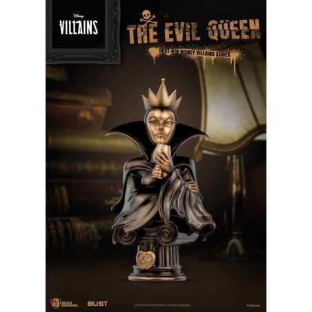 DISNEY - Reine-SorciÃ¨re - Buste Villains Series PVC 16cm