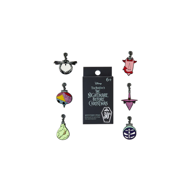 NBX - Funko Blind Box Enamel Pins - Ornaments - 12 pcs