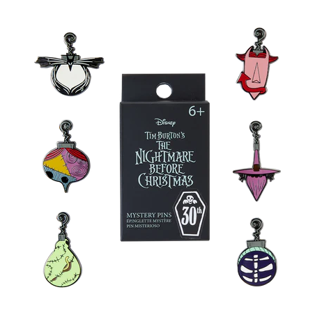 NBX - Funko Blind Box Enamel Pins - Ornaments - 12 pcs