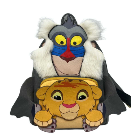 LE ROI LION - Simba et Rafiki - Mini Sac Ã  Dos LoungeFly