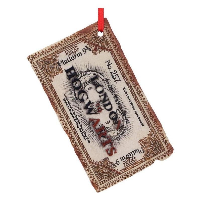 HARRY POTTER - Ticket Poudlard Express - DÃ©coration de Sapin 9.5cm