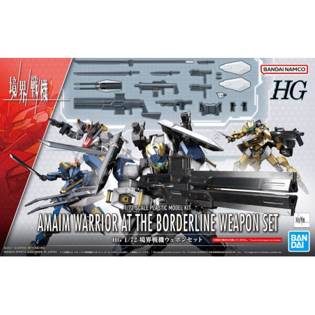 AMAIM - HG 1/72 AMAIM Warrior at the Borderline Weapon Set - Model Kit