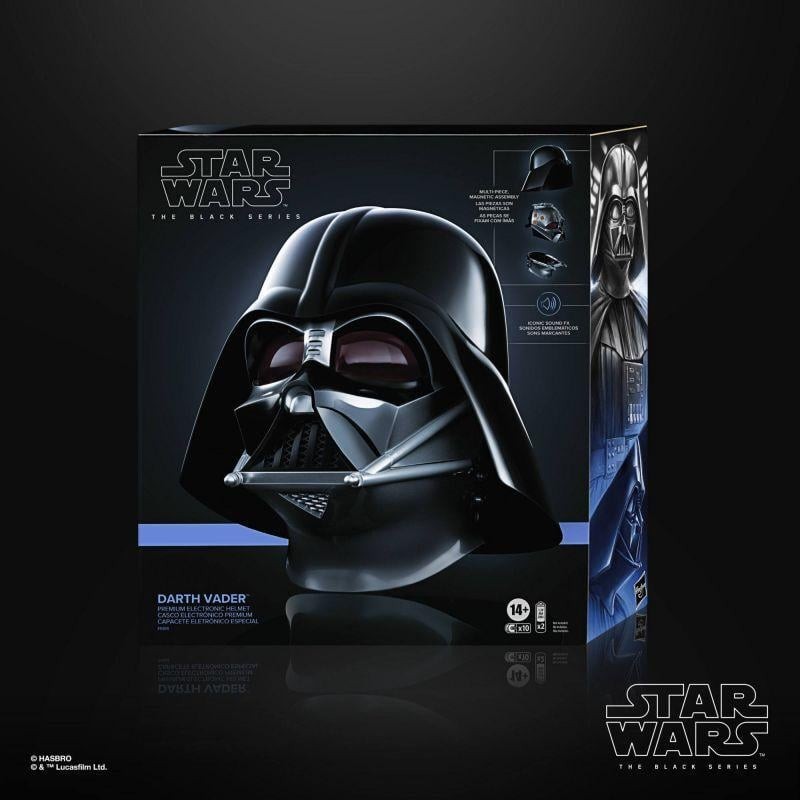 STAR WARS OBI-WAN KENOBI - Casque Ã©lÃ©ctronique Dark Vador Black Series