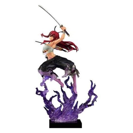 FAIRY TAIL-Erza Scarlet Samurai Ver. Shikkoku -Statuette OrcaToys 43cm
