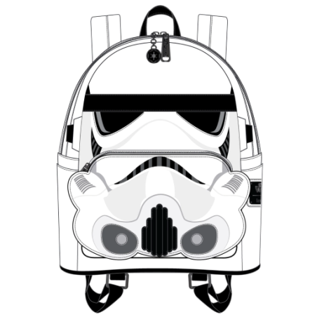 STAR WARS - Stormtrooper - Sac Ã  dos LoungeFly '23x27x11cm'