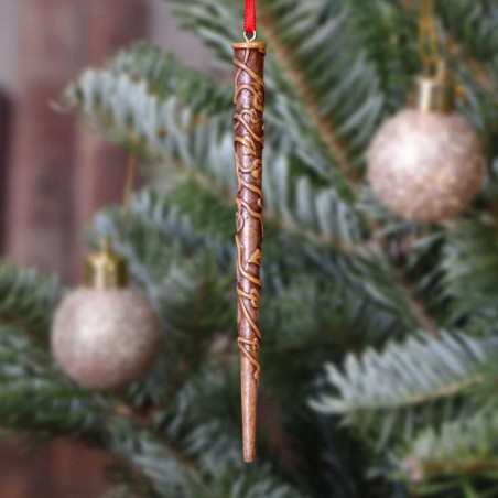 HARRY POTTER - Baguette Hermione - DÃ©coration de NoÃ«l 15.5cm
