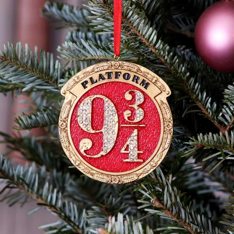 HARRY POTTER - 9 3/4 - DÃ©coration de NoÃ«l 8.2cm