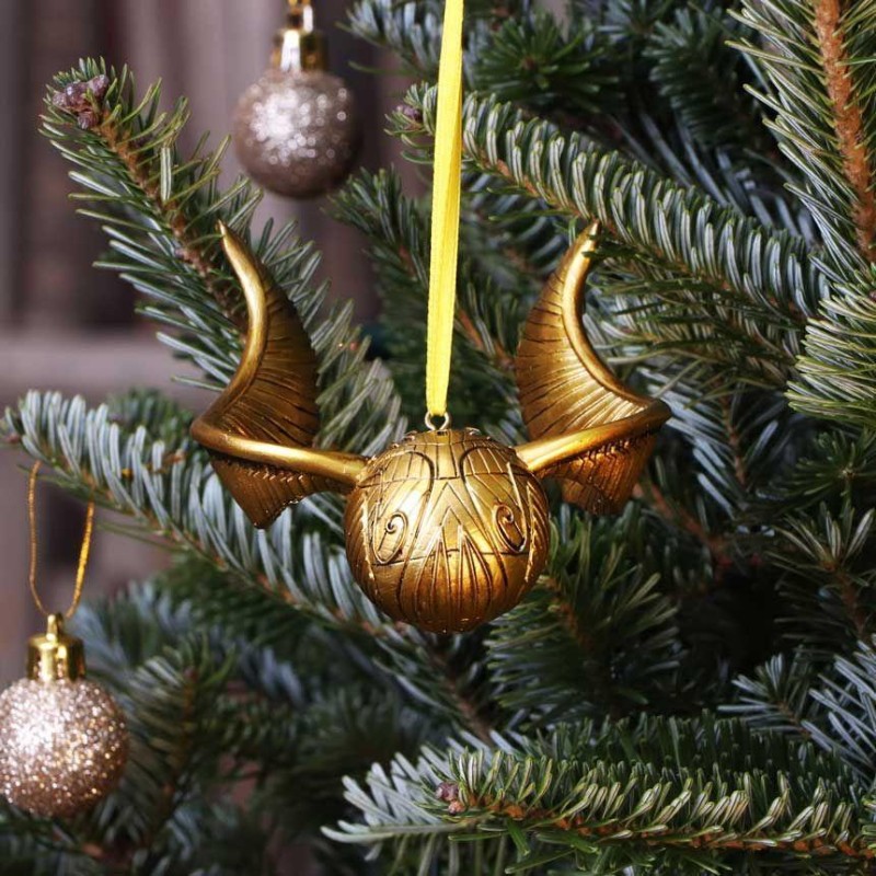 HARRY POTTER - Vif d'Or - DÃ©coration de NoÃ«l 10.5cm