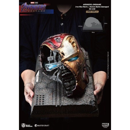 MARVEL - Iron Mark 50 Battle Damaged - Statuette '22x39x25cm'