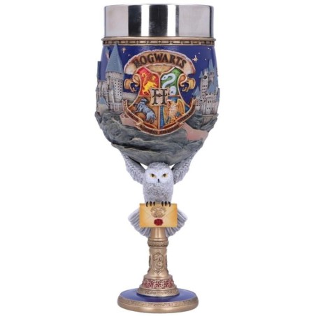 HARRY POTTER - Poudlard - Calice en rÃ©sine 20cm