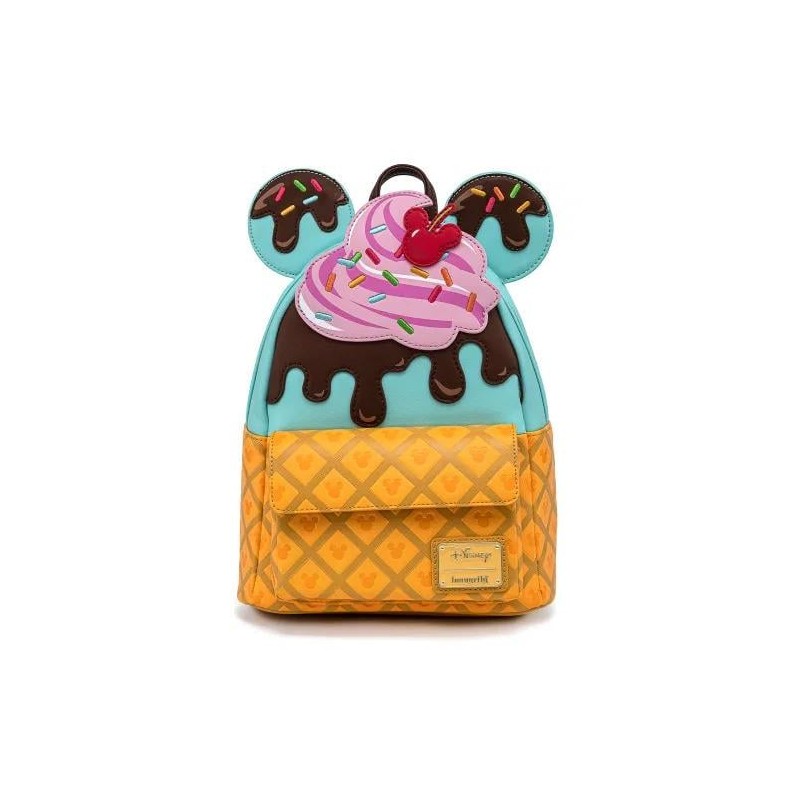 DISNEY - Mickey & Minnie Ice Cream - Backpack s LoungeFly '23x25x10'