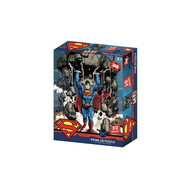 SUPERMAN - Super Strength - Lenticular Puzzle 3D 300P '46x31cm'