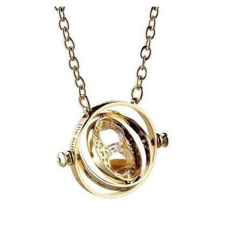 HARRY POTTER - Gold Plated Necklace - Spinning Time Turner