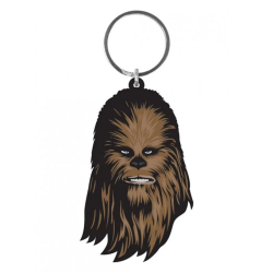 STAR WARS - Rubber Keyring - Chewbacca 6 Cm
