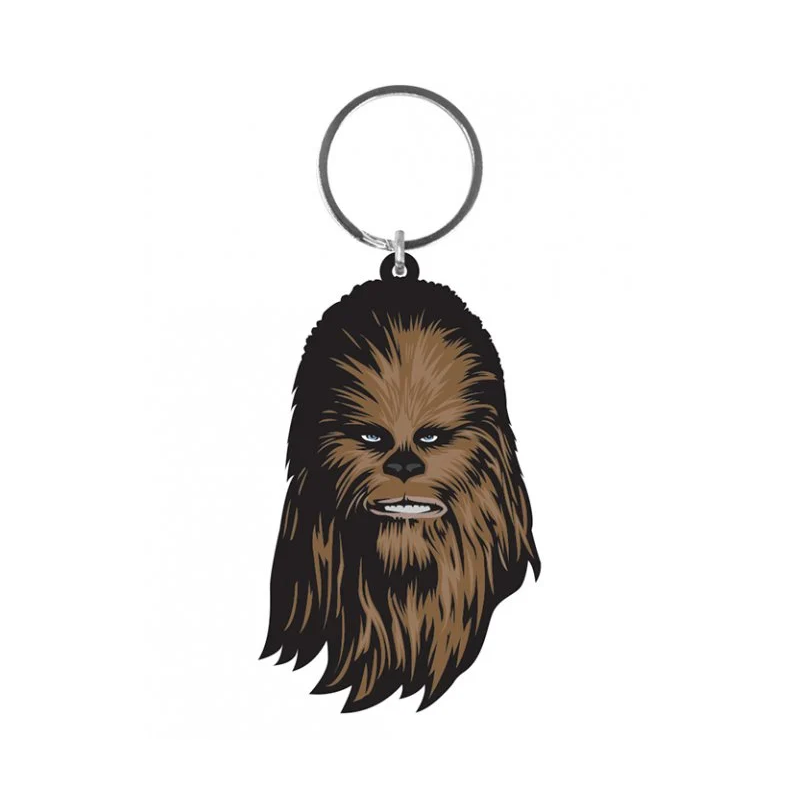 STAR WARS - Rubber Keyring - Chewbacca 6 Cm